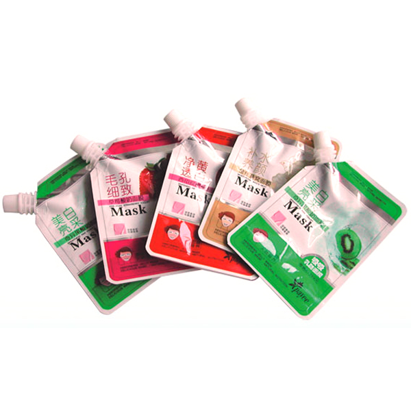 Facial mask spout pouches Facial mask spout pouches
