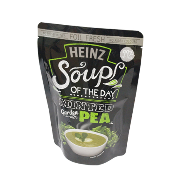 stand up pouch, soup packaging 