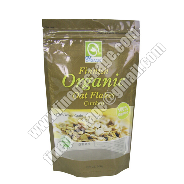 wholesale stand up food bag, custom design nuts stand up foil ziplock bags, custom resealable stand up pouch