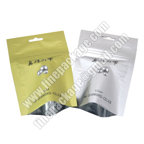 Wholesale Aluminum Foil Ziplock Bags For Plastic Earring Packaging Gold  Finish From Yi110, $19.61