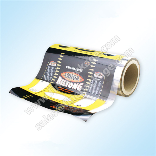 high barrier beef jerky and biltong packaging rollstock film 