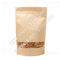 kraft paper stand up pouches, ziplock stand up kraft paper bag, chia seed stand up pouch