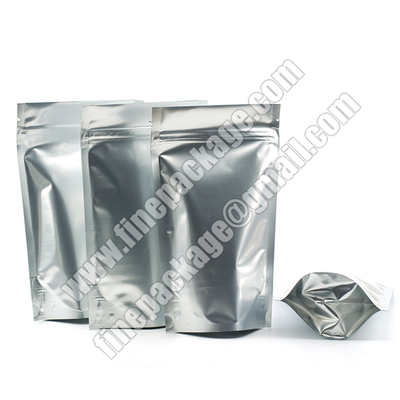 aluminum foil stand up pouch for food,stand up pouch with zipper, stand up food pouch