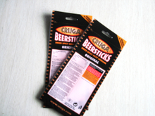 south Africa Chilli biltong stand up bags with zipper with Euro slot and tear notch