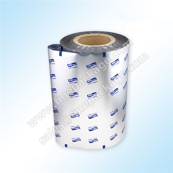 High barrier silver food grade aluminium foil plastic film 