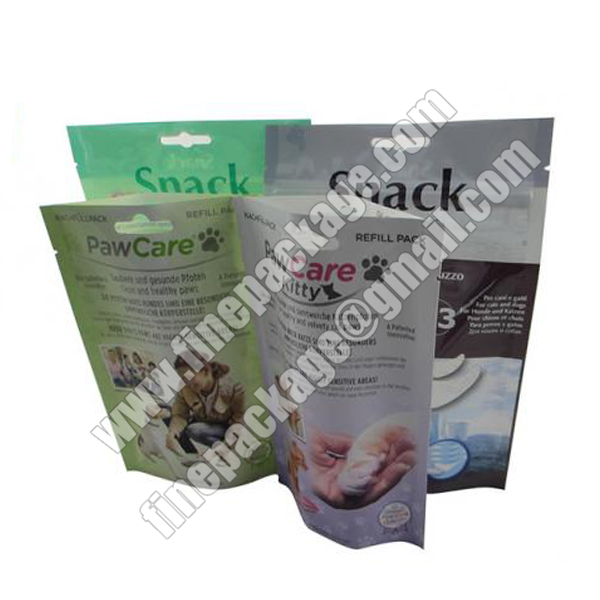 stand up pet food packaging bags, foil stand up pouch, mylar stand up pouch